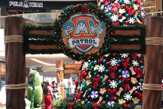 Parada de Natal com Patrulha Canina no São Bernardo Plaza