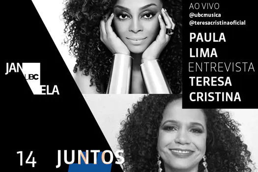 Paula Lima e Teresa Cristina fazem live em apoio à campanha “Juntos Pela Música”