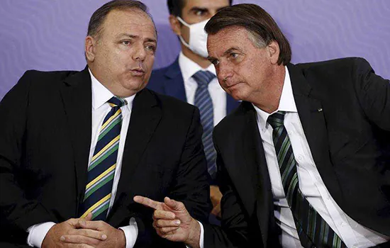 Bolsonaro se encontrou com Pazuello nesta segunda-feira no Alvorada