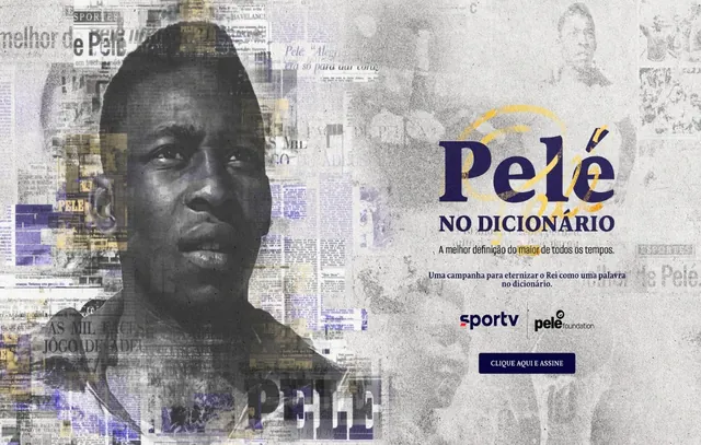 Pelé vira adjetivo sinônimo de ‘excepcional’ e é inserido no dicionário Michaelis