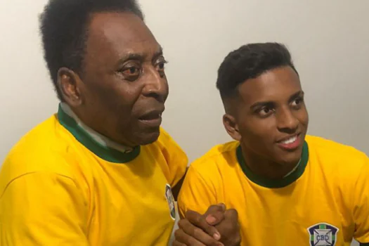 Pelé parabeniza Rodrygo por levar Real à final: “Vai nos trazer muitas alegrias”