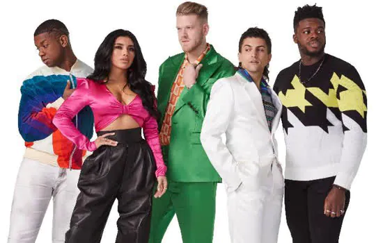 Pentatonix visita a América Latina pela primeira vez