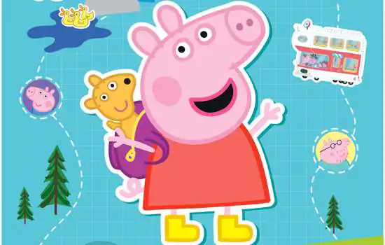 Peppa Pig convida para uma experiência ao ar livre e em família no Parque Burle Marx