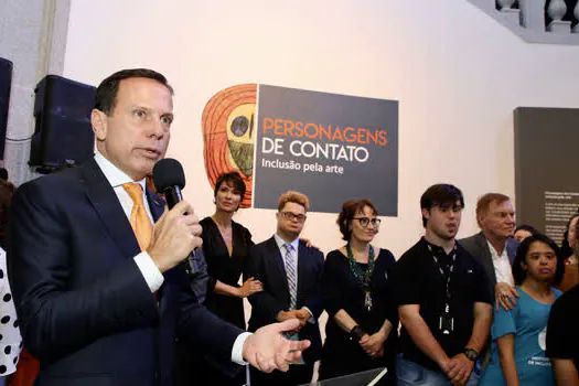 Doria inaugura exposição ‘Personagens de Contato’