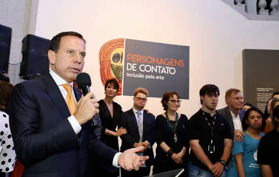 Doria inaugura exposição ‘Personagens de Contato’