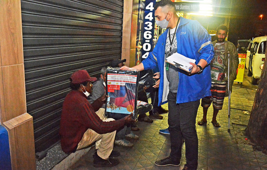 Santo André distribui máscaras