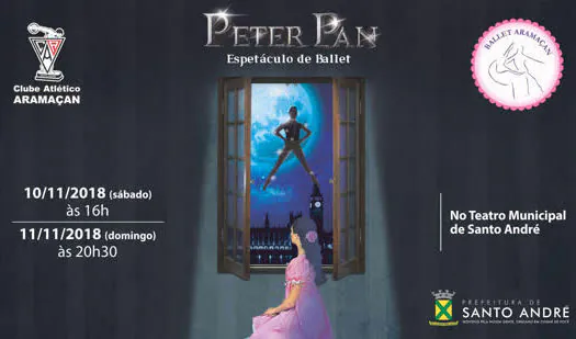 Ballet Aramaçan estreia novo espetáculo Peter Pan