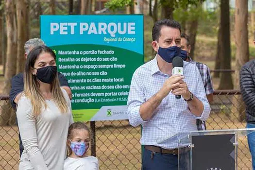 Parque Regional da Criança, em Santo André, ganha Pet Parque