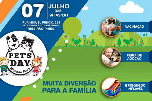 Ribeirão Pires sediará terceira edição do Pet’s Day em julho