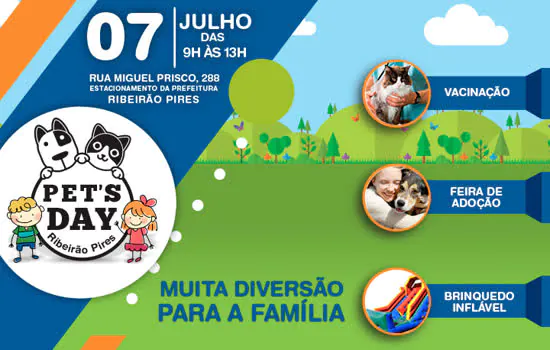 Ribeirão Pires sediará terceira edição do Pet’s Day em julho