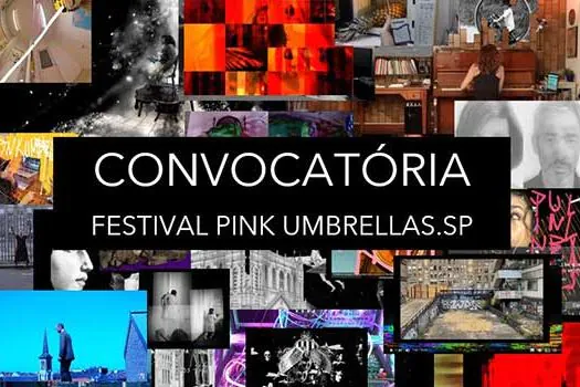 Festival Pink Umbrellas.SP abre convocatória para artistas do Estado de São Paulo