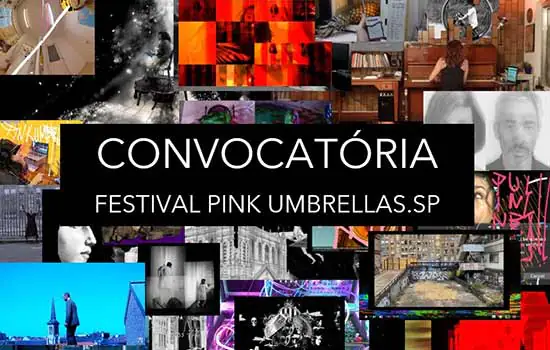 Festival Pink Umbrellas.SP abre convocatória para artistas do Estado de São Paulo