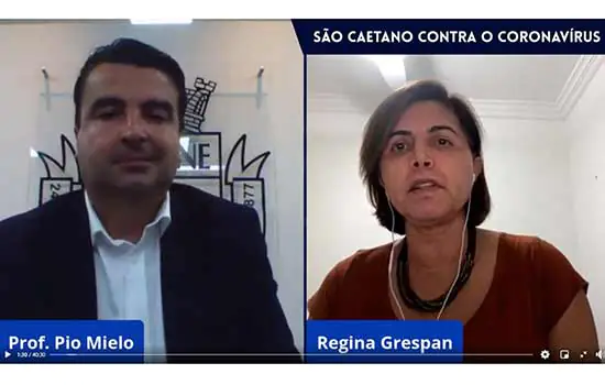 Pio Mielo e Regina Maura falam em live