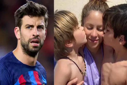 Piqué não sabia da participação dos filhos no novo clipe de Shakira, diz programa de TV