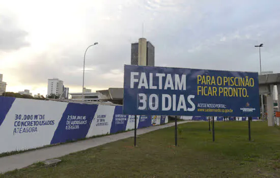 Piscinão do Paço de São Bernardo será entregue em 30 dias