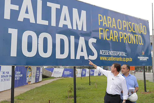 Piscinão do Paço de São Bernardo será entregue em 100 dias