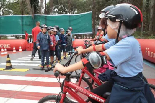 Santo André e Fundação Mapfre realizam ação sobre segurança viária