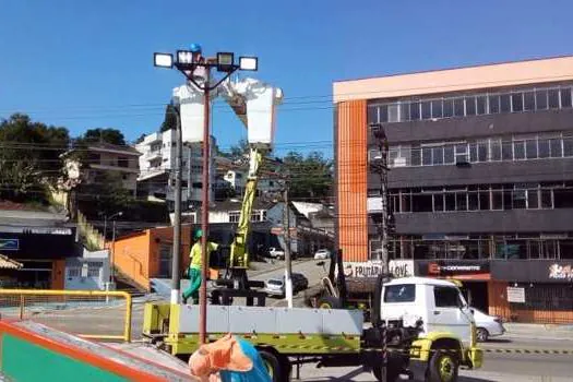 Pista de Skate de Ribeirão Pires recebe manutenção na iluminação