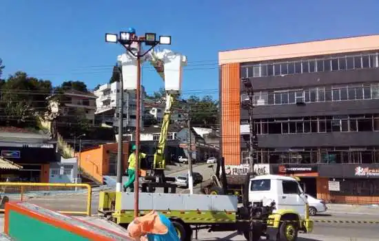 Pista de Skate de Ribeirão Pires recebe manutenção na iluminação