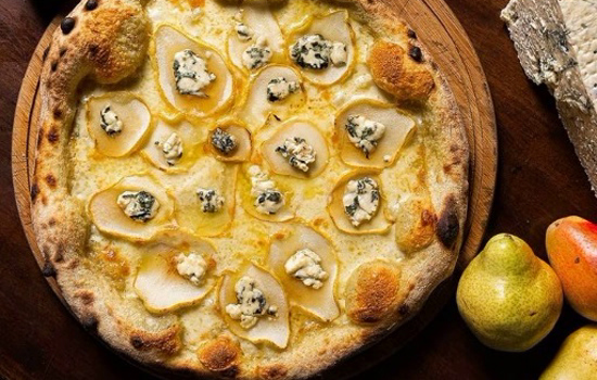 Pizza de Pera com Gorgonzola é uma das atrações do Workshop Pizzas e Massas