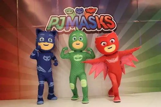 Personagens do PJ Masks têm encontro marcado com as crianças no Shopping Cidade São Paulo