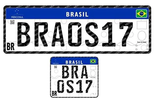 Prazo para implantar placa modelo Mercosul é adiado para janeiro de 2020