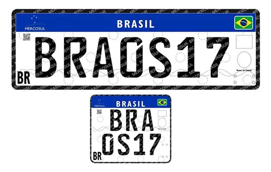 Prazo para implantar placa modelo Mercosul é adiado para janeiro de 2020