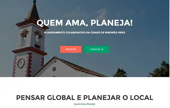 Participe do planejamento de sua cidade