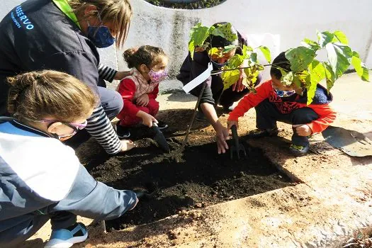 Semasa inicia plantio em bairros beneficiados pelas obras do Cassaquera