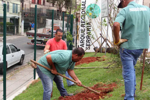 Prefeitura inicia plantio de árvores em novo parque de Diadema