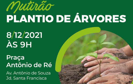 Universidade participa de mutirão de plantio de árvores em Guarulhos