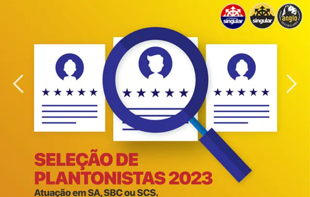 Singular promove seleção de plantonistas 2023