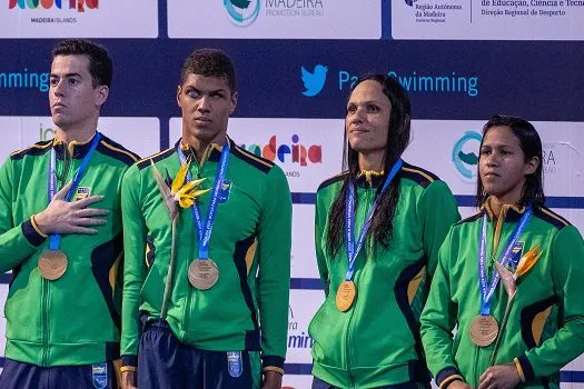 Brasil assume o terceiro lugar geral no Mundial de natação paralímpica