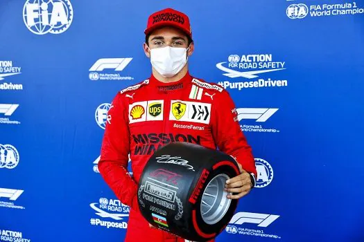 Leclerc comemora segunda pole seguida com a Ferrari: ‘Foi uma volta e tanto’