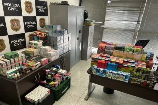 Polícia Civil prende homem com mais de 9 mil cigarros eletrônicos em Americana-SP