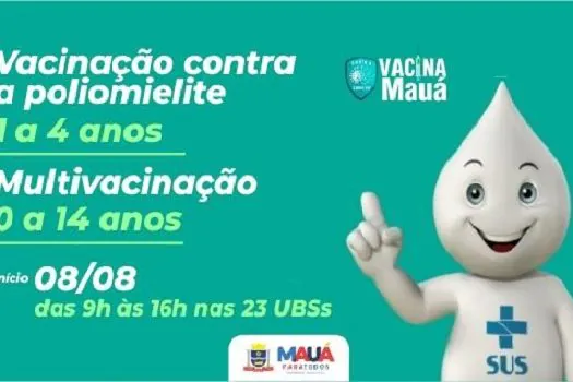 Mauá dá início à campanha de multivacinação e contra a poliomielite