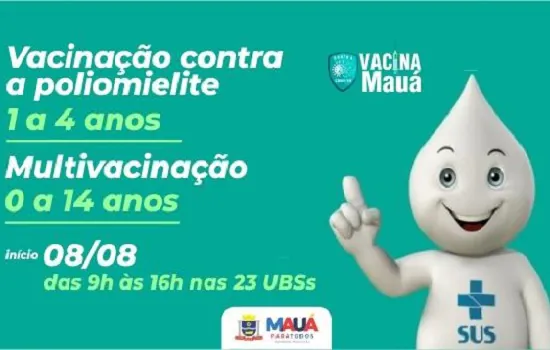 Mauá dá início à campanha de multivacinação e contra a poliomielite