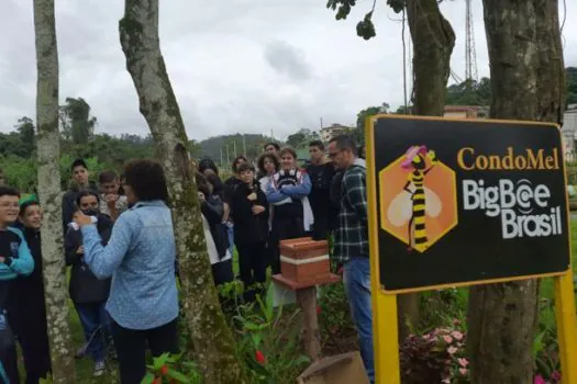 Alunos de Ribeirão Pires conhecem Pomar Urbano e aprendem sobre a Mata Atlântica