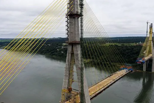 Segunda ponte entre Brasil e Paraguai deve ser concluída em novembro