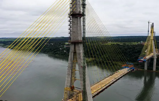 Segunda ponte entre Brasil e Paraguai deve ser concluída em novembro