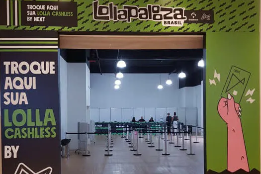 Shopping Cidade São Paulo abre ponto de troca de pulseiras do Lollapalooza