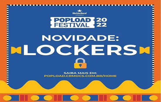 POPLOAD Festival abre reservas para lockers de sua próxima edição