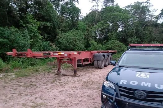 GCM de Ribeirão Pires recupera porta-container roubado