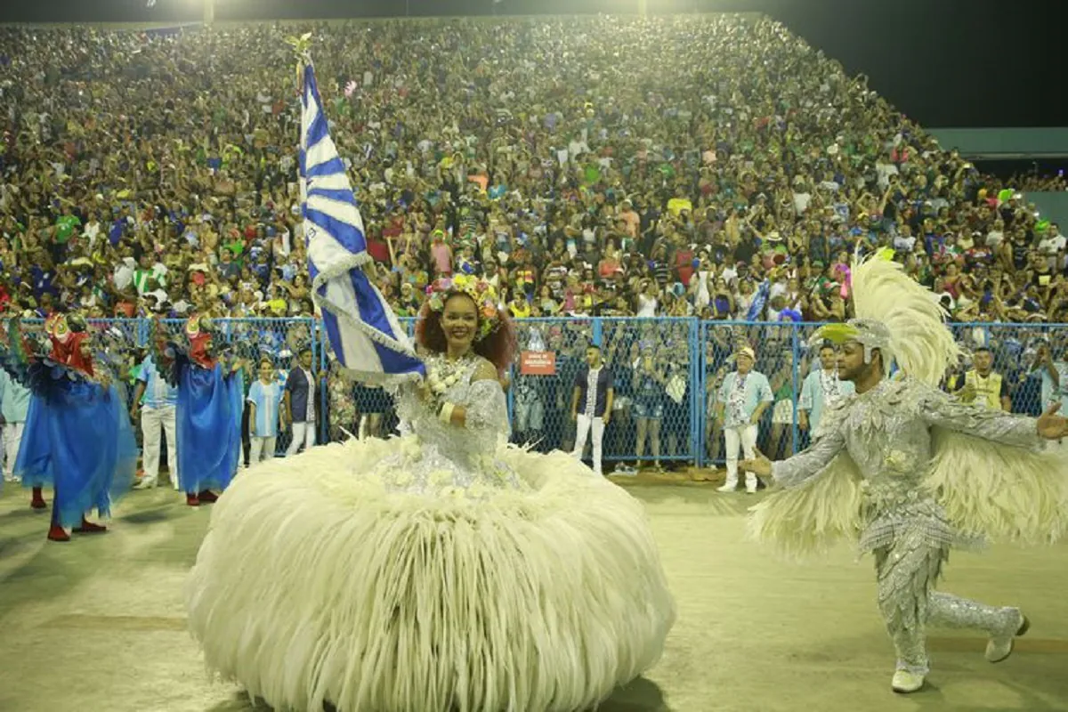 Desfile da Portela no Carnaval 2019 no Rio de Janeiro