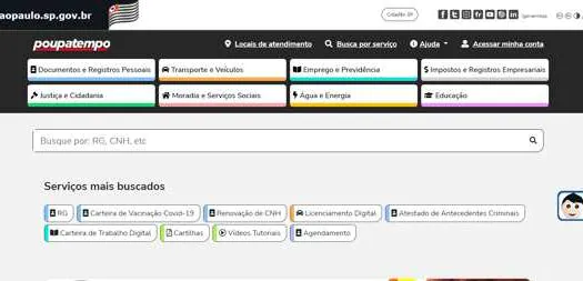 Poupatempo lança novo portal