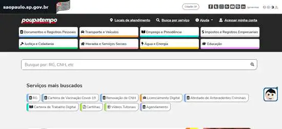 Poupatempo lança novo portal