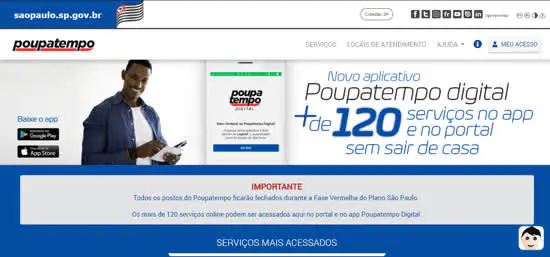 Serviços digitais do Poupatempo crescem em 2021