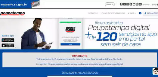 Saiba como usar os serviços digitais do Poupatempo