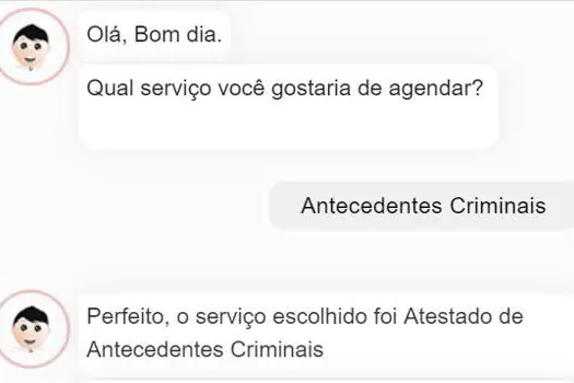 Poupinha agora emite Atestado de Antecedentes Criminais