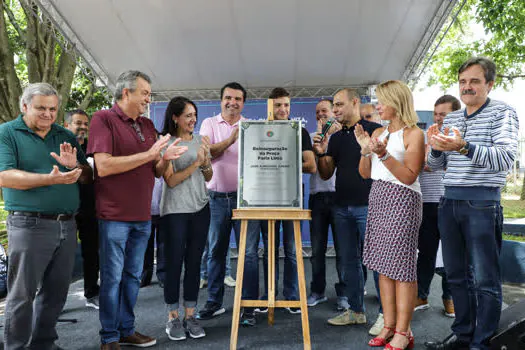 Auricchio entrega mais uma Praça da Família no Bairro Santa Maria